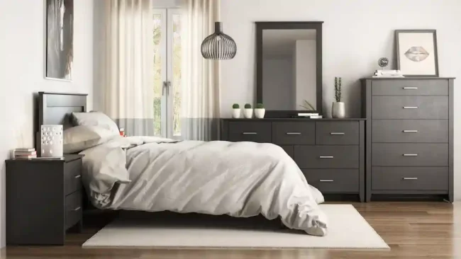 Black Crystal Bedroom