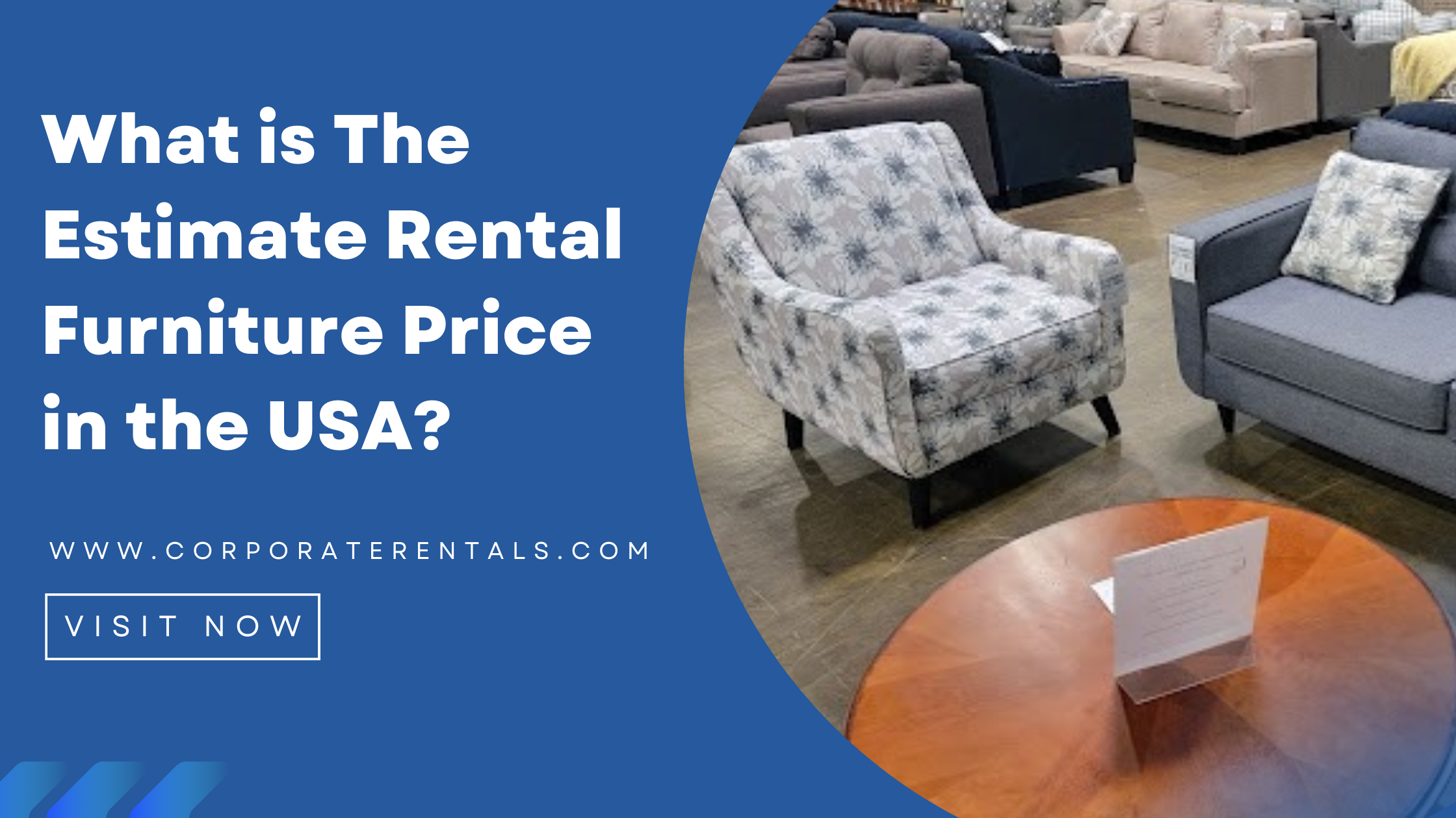 What is The Estimate Furniture Rental Price in The USA?